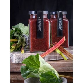Kaldeneker Rebarbarás meggylekvár   312ml