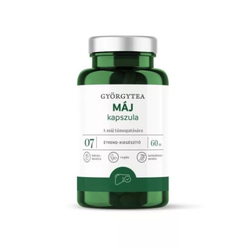 Györgytea Máj 60db kapszula 07 A máj támogatására