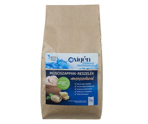 Oxigén Földbarát  mosószappan -reszelék mosószódával 1kg