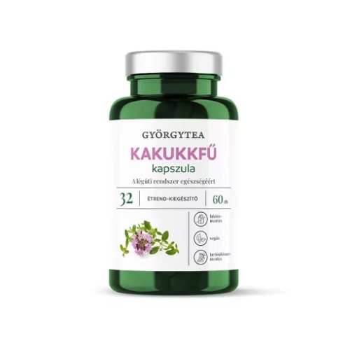 Györgytea Kakukkfű 60db kapszula 32 A légúti rendszer egészségéért