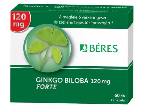 Béres Ginkgo Biloba 120mg Forte 60db kapszula