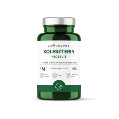 Györgytea Koleszterin 60db kapszula 04 A normál koleszterinszint fenntartására
