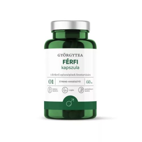 Györgytea Férfi 60db kapszula 01 A férfierő egészségének fenntartására