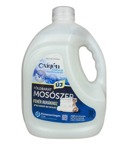 Oxigén Földbarát Mosószer fehér ruhákhoz 3l